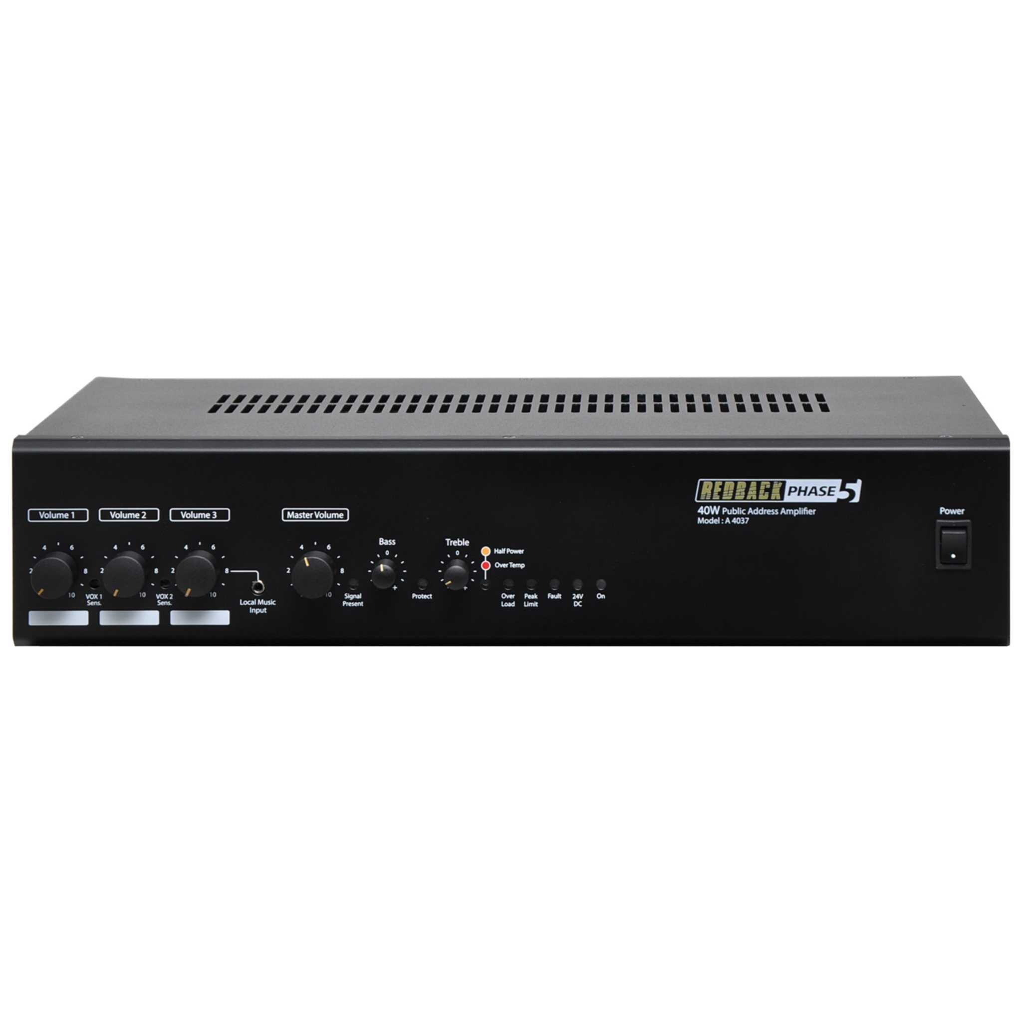 Redback 40W 100V Public Address Amplifier