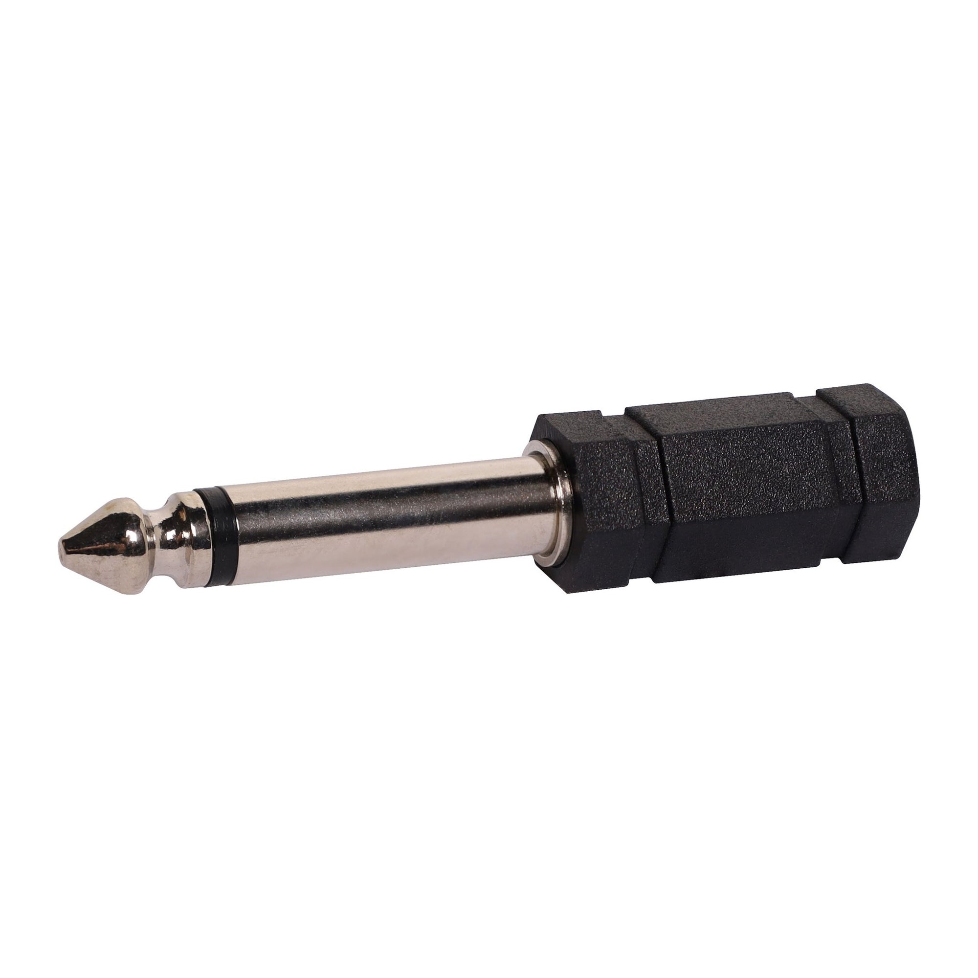 6.35mm Mono Plug to 3.5mm Mono Socket Adapter — angle view