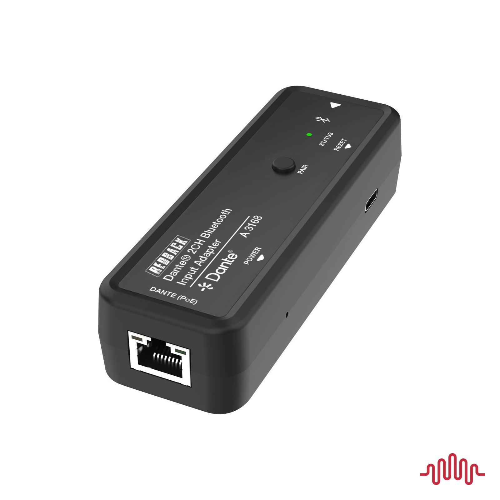 Redback A3168 Bluetooth to Dante output adapter