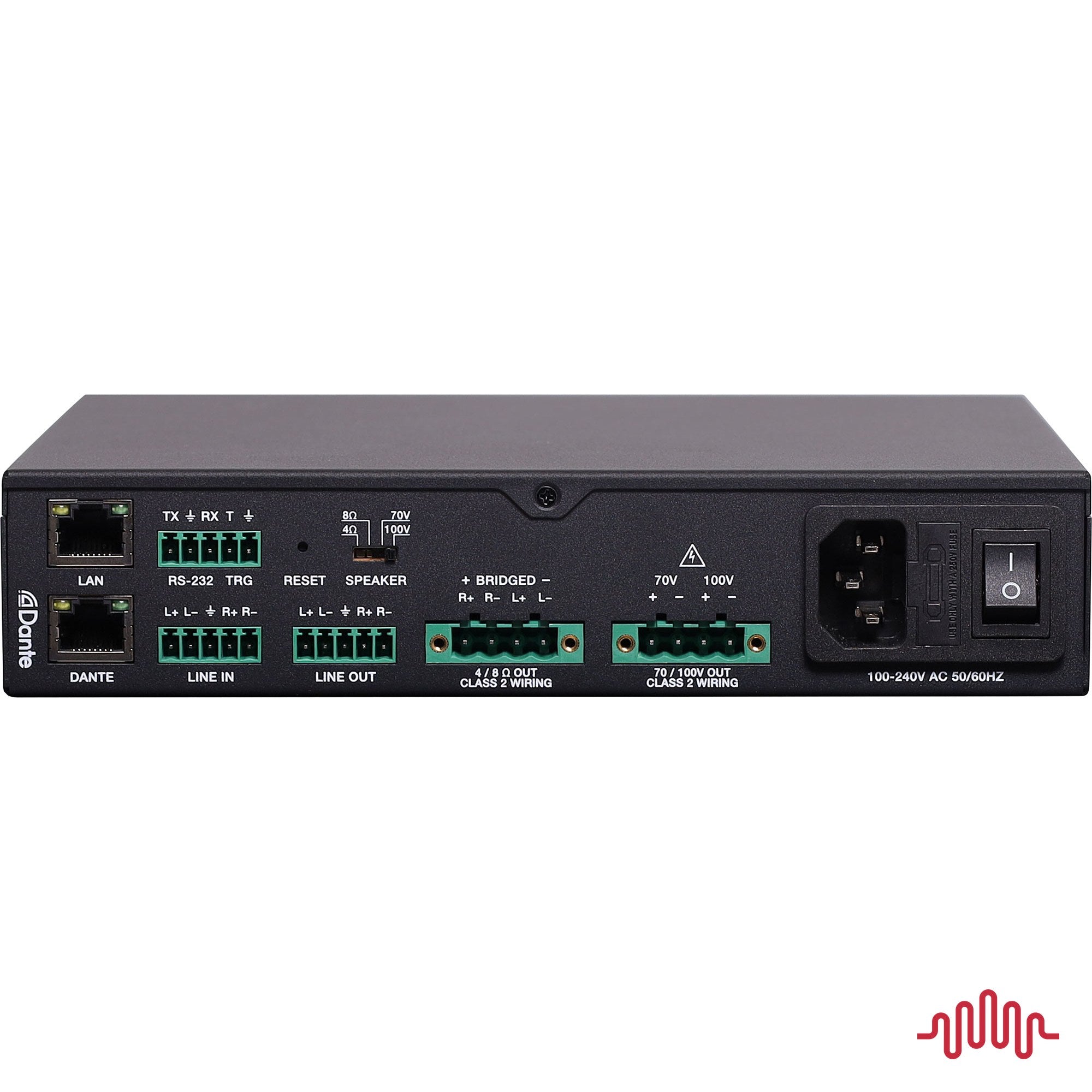 Redback A4226 Dante PA amplifier — additional view