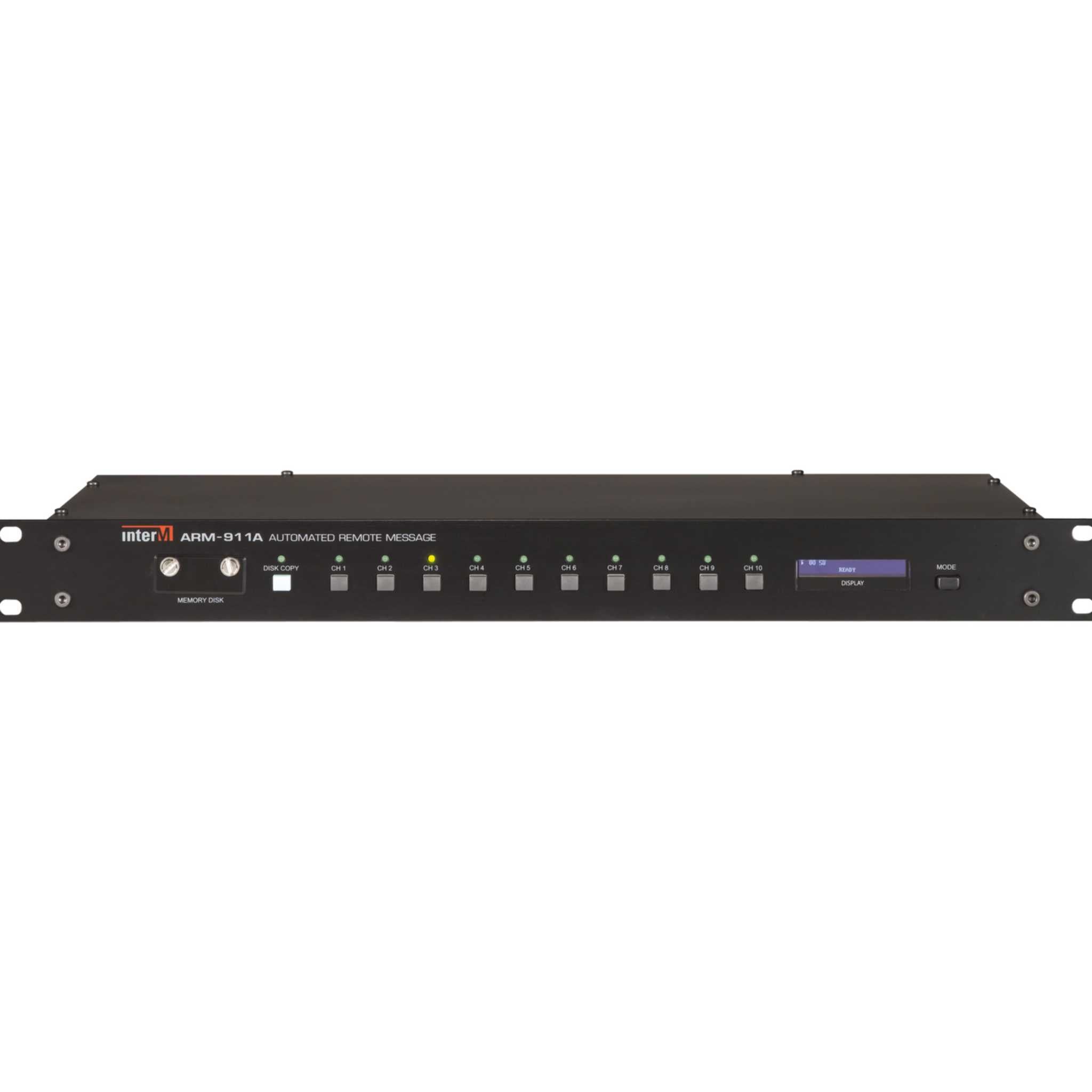 Inter-M ARM-911A Automated Remote Messaging Unit — front panel