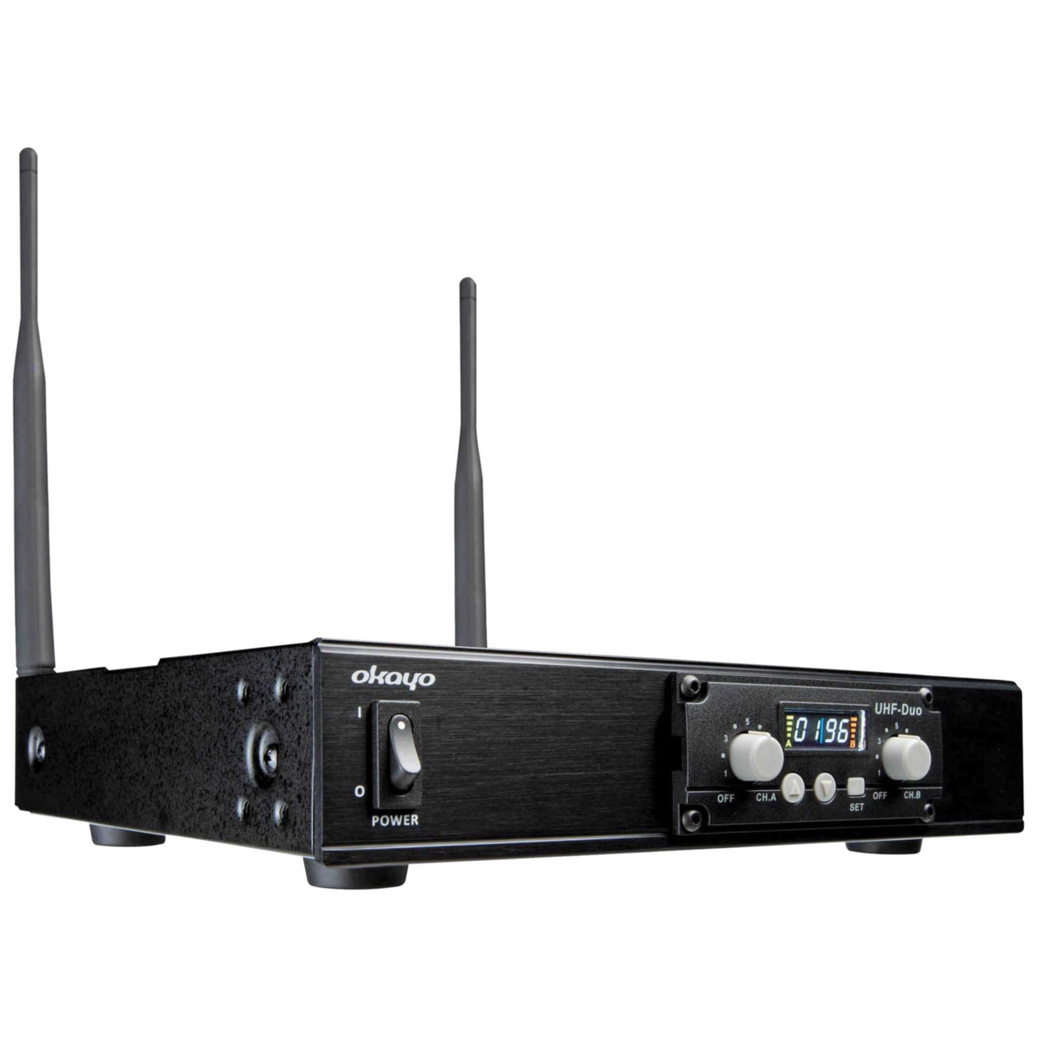 C7281 Dual Channel UHF Wireless Audio Link Receiver 520-544MHz