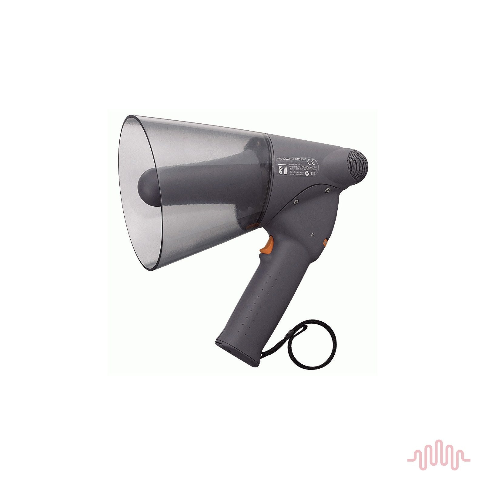TOA ER-1206 6W splashproof megaphone grey