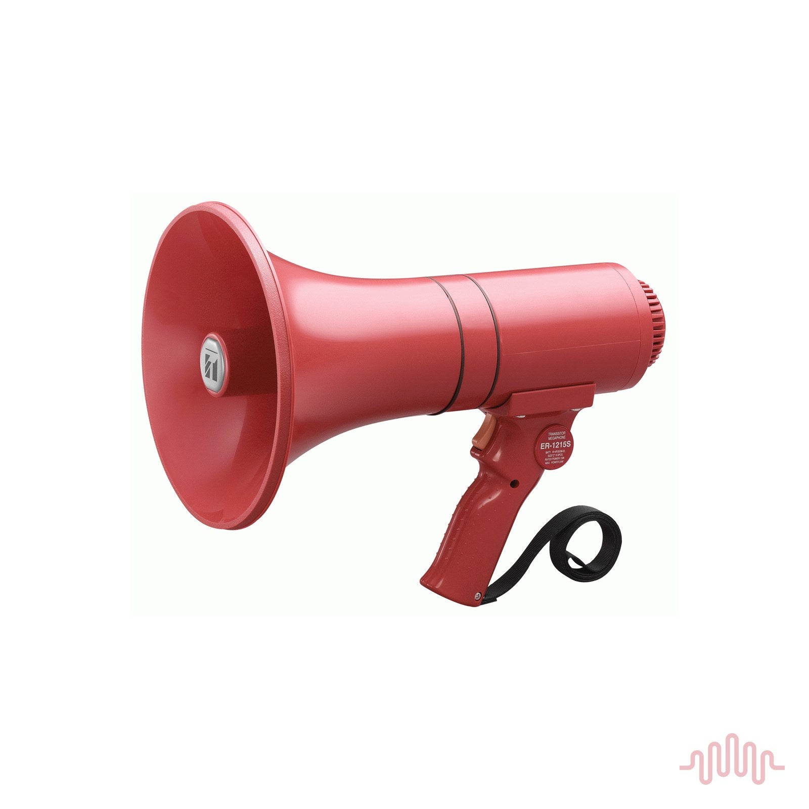 TOA ER-1215S 15W handgrip megaphone with siren red
