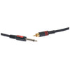 P0712 6.35mm TS Jack to RCA Male Microphone Cable