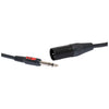 XLR Male to 6.35mm TRS Jack Microphone Cable