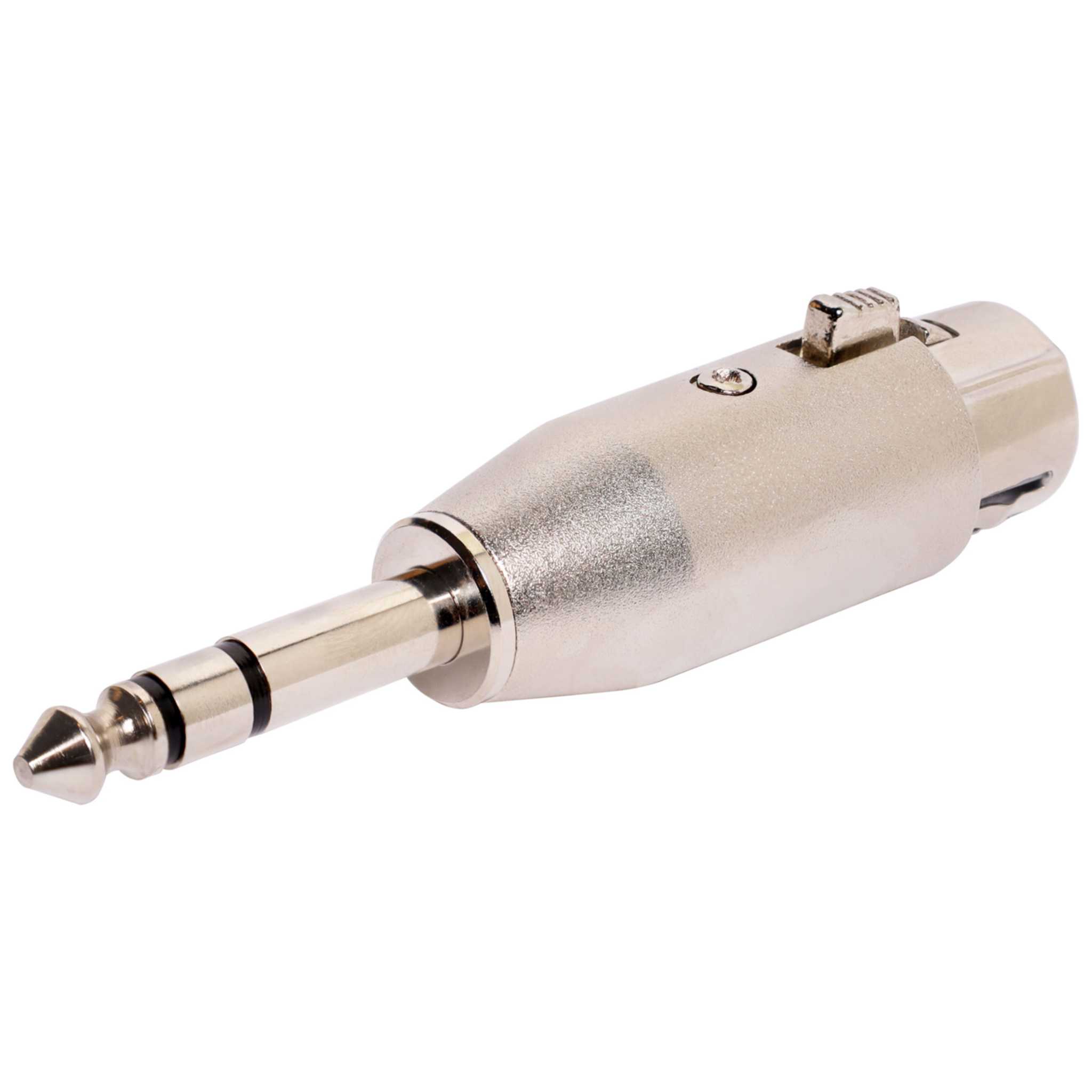 P0969 3 Pin Female XLR To 6.35mm TRS Plug Adapter