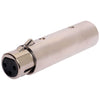 P0985A 3 Pin Female XLR To 5 Pin Male XLR Adapter