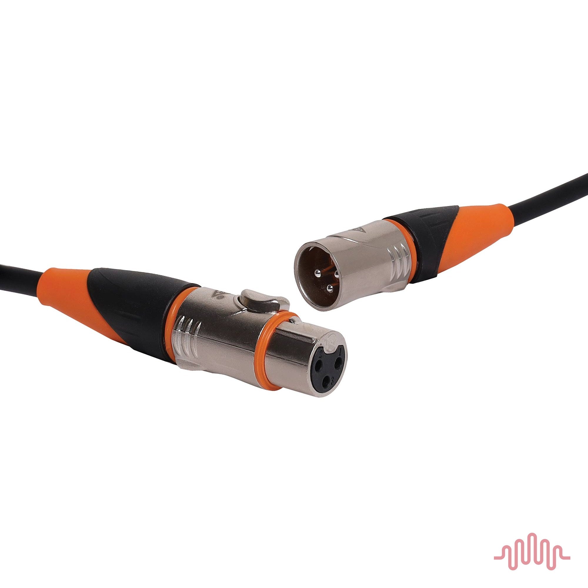 Redback PD0732 5m 3-pin DMX female-to-male cable with nickel XLR-style connectors